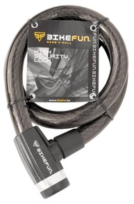 Lacăt BIKEFUN Defender spirală 25x1200 mm