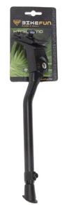 Picior sprijin BIKEFUN pt. mijloc aluminiu reglabil negru (50buc /cutie) 