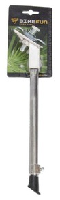 Picior sprijin BIKEFUN la mijloc aluminiu reglabil argintiu (50 buc./ carton)