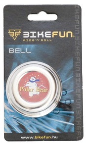Sonerie BikeFun copii, argintiu cu figurine