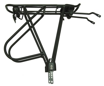 Portbagaj BikeFun Aluminiu 24-28 negru reglabil