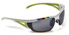 Ochelari MERIDA 2012 ramă albă/verde / lentile negre 0753